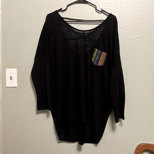 Black elbow long sleeve